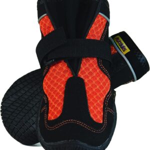 Muttluks, Mud Monsters All Terrain Rugged Summer Dog Boots with Rubber Soles for Hiking Running and Swimming - 2 Boots