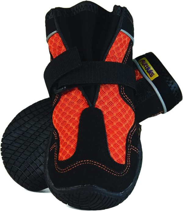 Muttluks, Mud Monsters All Terrain Rugged Summer Dog Boots with Rubber Soles for Hiking Running and Swimming - 2 Boots