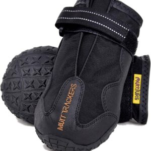 Muttluks, Mutt Trackers All-Season Dog Boots with Rubber Soles for Summer or Winter Weather - 2 Boots