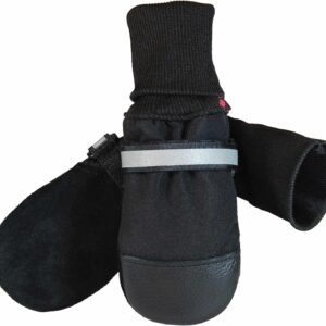 Muttluks, Original Fleece-Lined Winter Dog Boots with Leather Soles for Cold Weather