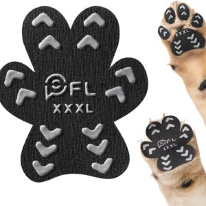 PICK FOR LIFE Anti-Slip Dog Paw Protector Pads, Self Adhesive Dog Paw Stickers with Strong Traction on Hardwood Floor, Dog Shoes Booties Socks Replacement, Dog Essentials for Senior Dogs, 48pcs, XXXL