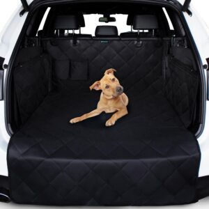 Paws Loving Car Boot Protector for Dogs - Boot Liner for Dogs - Dog Boot Liner and Bumper Protector - Heavy Duty 4 Layer Car Boot Cover - Waterproof Non Slip Large Universal Fit 4x4 Estate SUV