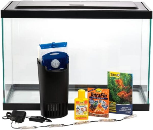 Tetra Goldfish LED Kit, 20 Gallon, Aquarium Kit with LED Lighting and Filter