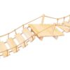Wall Mounted Cat Shelf and Ladder, Cats Climbing Wall 3 platform bed stairs 10 Steps Bridge, Maximum Load: 20 kg, 160*23*20 CM, (TRee-022-1)