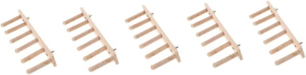 Yardwe 5pcs Cat Wall Steps Wood Wall Shelf Cat Wall Shelf Indoor Climbing Toys Hamster Ladder Guinea Pig Toy Cat Ladder for Indoor Cats Cat Climbing Wall Shelves Wooden Xuan Feng