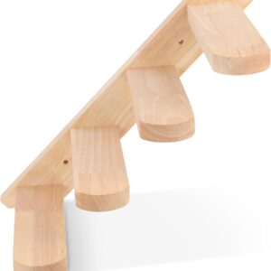 Yardwe Cat Wall Steps Natural Wooden Cat Shelf Professional Cat Shelf Cat Accessories Wooden Cat Climbing Board Cat Climbing Structure Pet Supply Cat Wall Furniture The Cat Pet Supplies