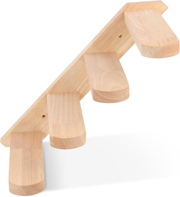 Yardwe Cat Wall Steps Natural Wooden Cat Shelf Professional Cat Shelf Cat Accessories Wooden Cat Climbing Board Cat Climbing Structure Pet Supply Cat Wall Furniture The Cat Pet Supplies