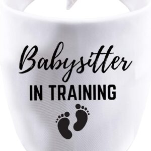 1 Piece Babysitter in Training Dog Bandana Sibling Pet Bandana Baby Announcement Gift (Babysitter white)