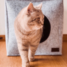 Felt cat cave for shelves modern stylish cat products cat accessories 