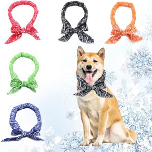 SHCHME Dog Cooling Bandana Pet Cooling Bandana Neck Wrap For Dog and Cats in Hot Weather for Outdoor Hunting Training and Camping (5 colours)