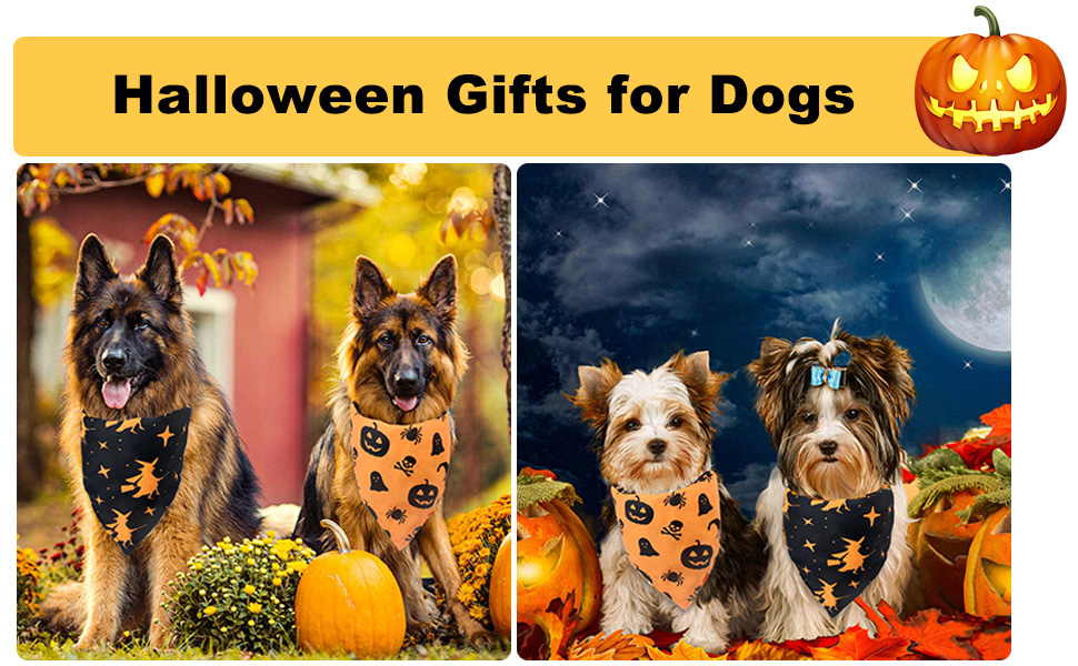 Halloween Dog Bandanas