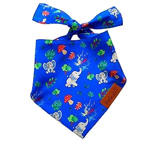 DogCatz Dog Cat Bandanas Elephant Jungle