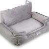 Happi N Pets Cat Radiator Bed, Warm Cat Sleeping Space for Heaters, Cuddly Cat Heating Lounger Featuring With Adjustable Hook for Various Radiators And Washable Cover, Cat Window Hammock, Grey