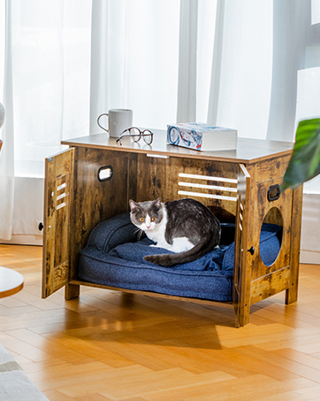 cat litter tray enclosure