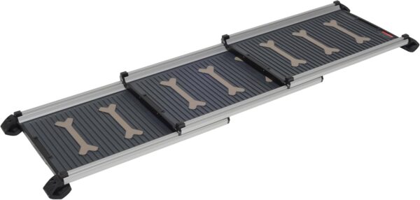 4pets Proline Easy Steps for Dogs | Pet Ramp | Collapsable and Non-Skid Car Ramp for Dogs