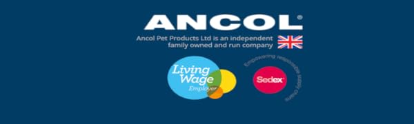 Ancol logo. Living wage employer, family owned company