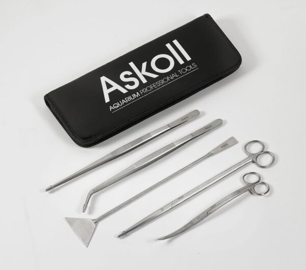 Askoll 005054 Accessory Kit, Scissors + Pliers + Aquarium Care Spatula