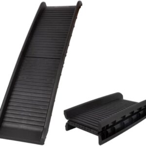 PET Galaxy Folding Dog Ramp for Cars, Trucks, & SUVs- Portable Pet Ramp for Large Dogs with Siderails,