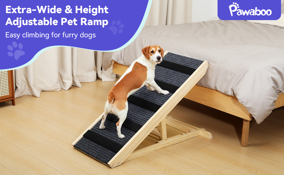 adjustable dog ramp for bed and couch