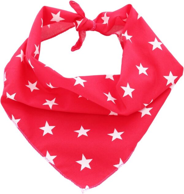 Pet Pooch Boutique Star Bandana for Dog, Small/Medium, Red