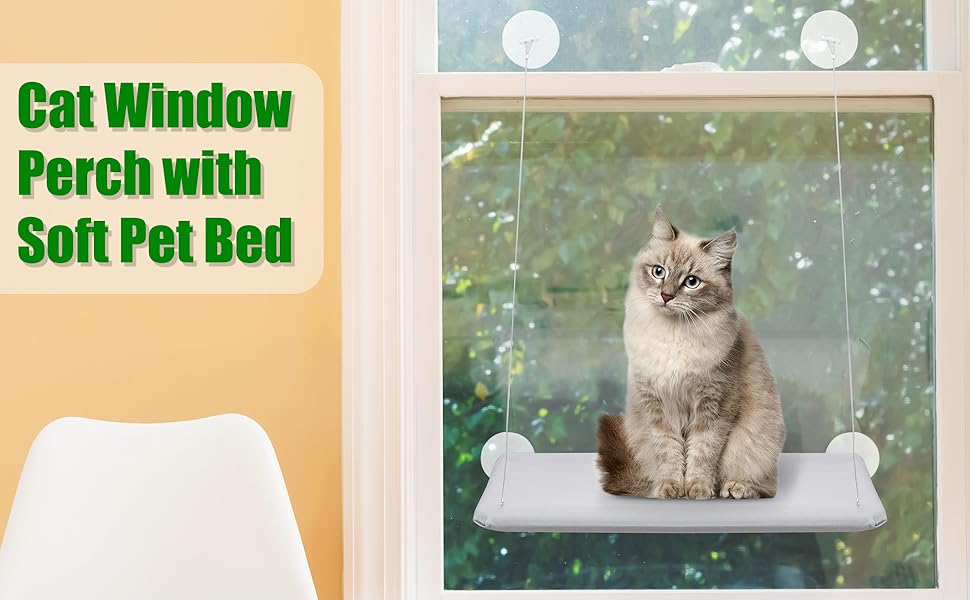 Radsocken Window Mounted Cat Basking Hammock