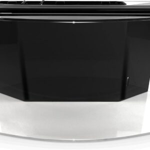 SeaClear 46 Gal System II Bowfront Acrylic Aquarium, 36 by 161/4 by 20", Black