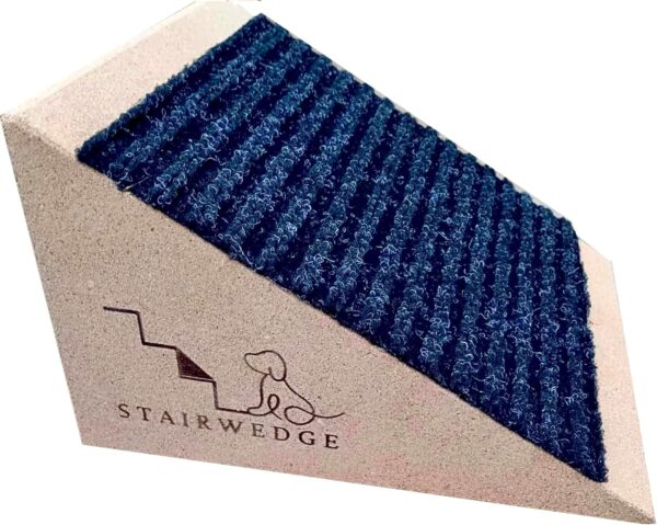 Simplify Stairs for Dogs, Turn Stairs Into Easy Ramp, Eco-Friendly, Indoor/Outdoor, Strong Durable Carpet Non-Slip Grip Surface, for Puppies, Elderly, Disabled Pets, Small Dog Pet Ramp (Single)