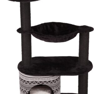 TRIXIE Giada Cat Tower Scratching Post, Condo with Removable Cushion, Hammock, Top Platform Bed 28.66 LBS