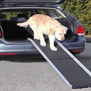 Trixie Aluminium Petwalk Folding Ramp for Dog, 155 x 38 cm, Black