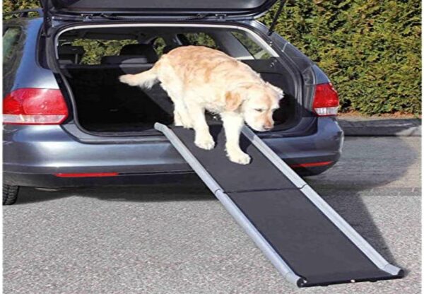 Trixie Aluminium Petwalk Folding Ramp for Dog, 155 x 38 cm, Black